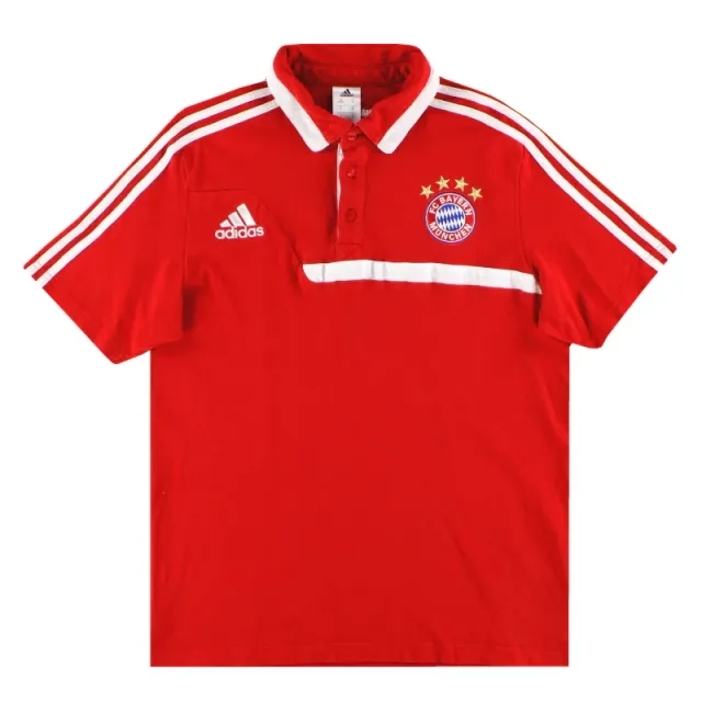 2013-14 Bayern Munich adidas Polo Shirt M/L - Bayern Munich / Excellent / Medium/Large