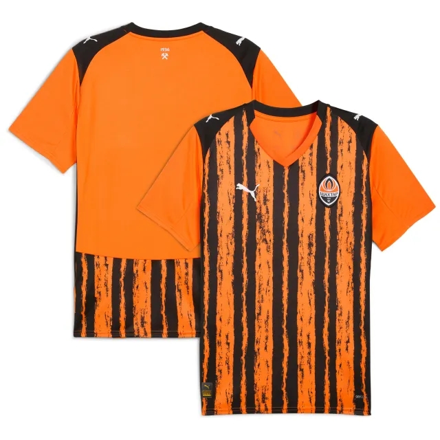 PUMA FC Shakhtar Donetsk 25/26 Home Jersey Men, Rickie Orange/Black, size 3XL