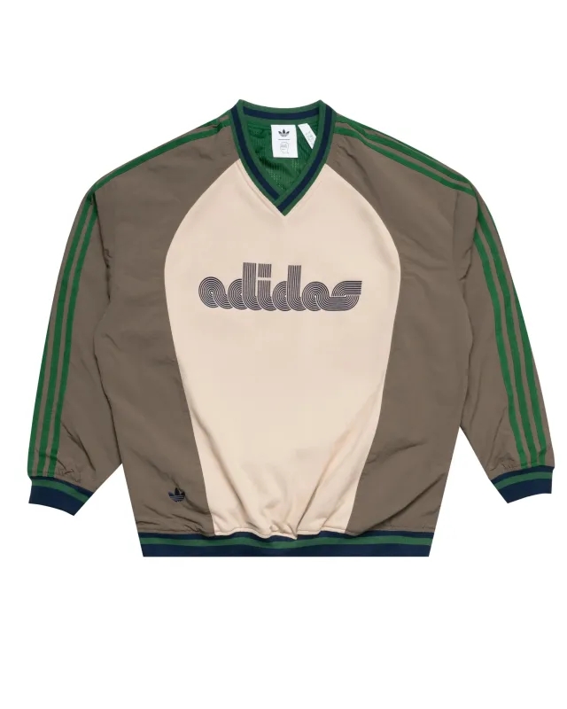 Sweatshirt Adidas X Brain Dead Crewneck Brown/ Branch S