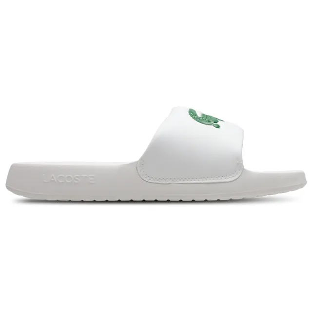 Lacoste Men's Serve Slide 1.0 - White & Green