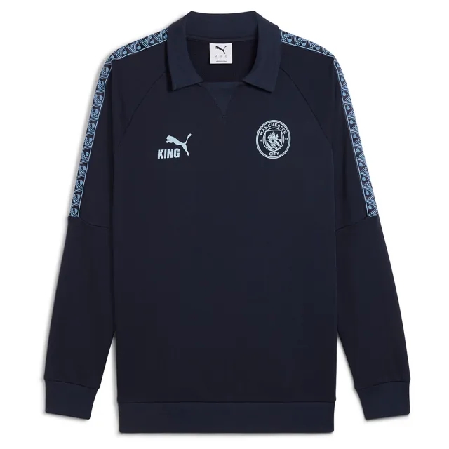 PUMA Manchester City King Drill Top Men, Dark Blue