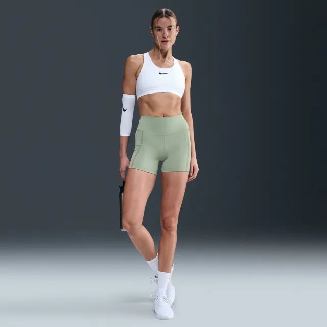 Women's Nike One 5in Shorts in Green 