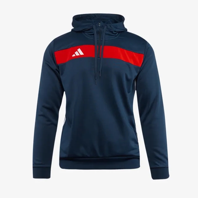adidas Junior Tiro 25 Essentials 1 4 Zip Sweat Hoodie