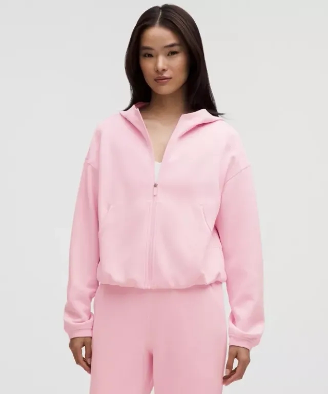 lululemon – Women's Softstreme Full-Zip Hoodie – Color Pink – Size 0