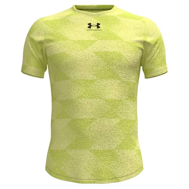 Under Armour  Challenger Pro Printed Men's Training Short Sleeve Sonic Yellow / Black XXL
