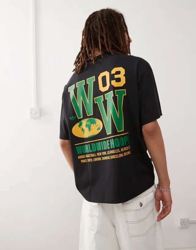 Adidas Originals Worldwide Hoops Spotlight Gfx Short Sleeve T-shirt