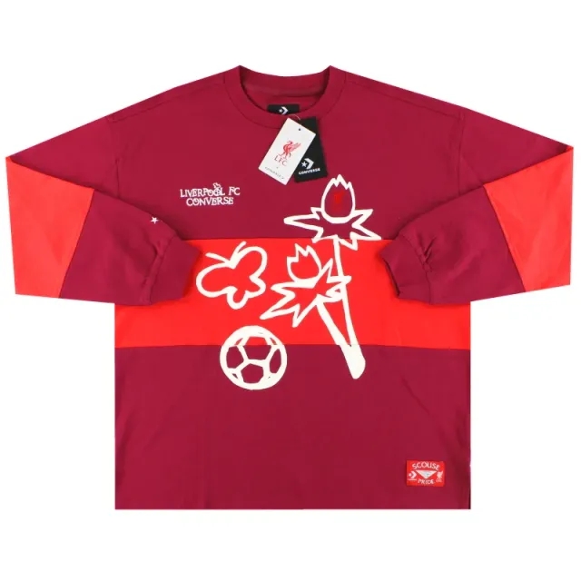 2023-24 Liverpool x Converse Crew Sweatshirt *w/tags* - Liverpool / w/tags / Large