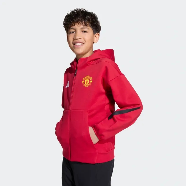 Manchester United 25/26 Anthem Jacket Kids Red