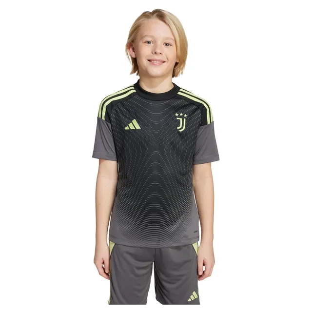 Adidas Juventus 25/26 Goalkeeper Home Junior Short Sleeve T-shirt