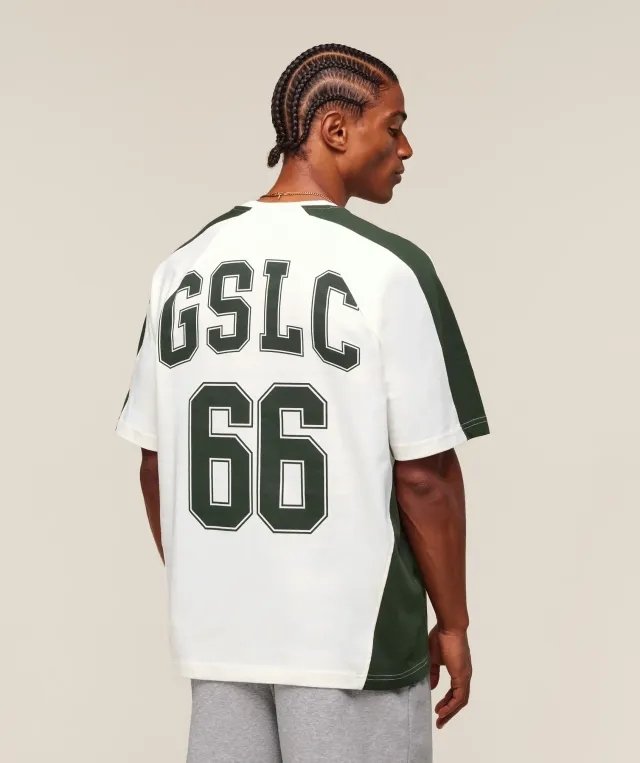  GSLC 66 T-Shirt - Soft White/Trail Green