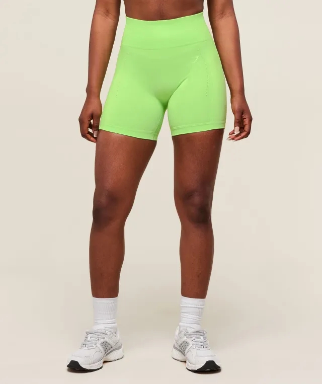  Energised Seamless Shorts - Energy Gelato Green