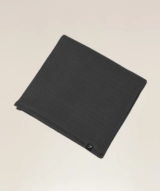  Large Gym Towel - Onyx Grey