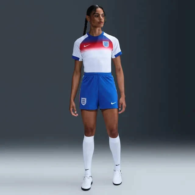 England 2025/26 Stadium Home Women's Nike Dri-FIT Football Replica Shorts - Blue - Recycled Polyester