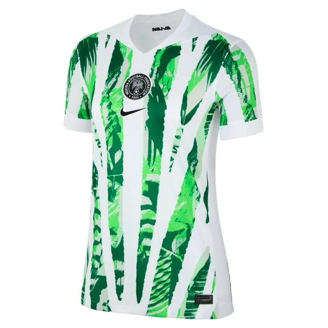 Nigeria 2025 Stadium Away (Women's Team) Women's Nike Dri-FIT Football Replica Shirt - White - Polyester