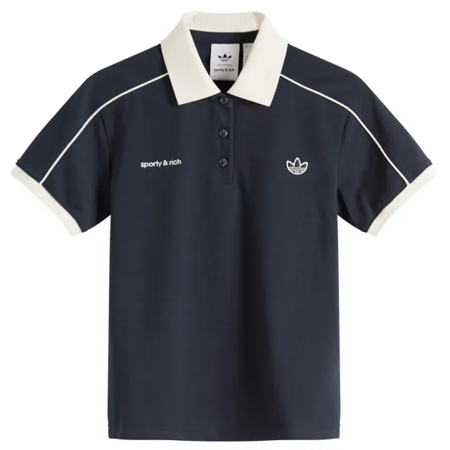 X SPORTY & RICH WMNS POLO TSHIRT