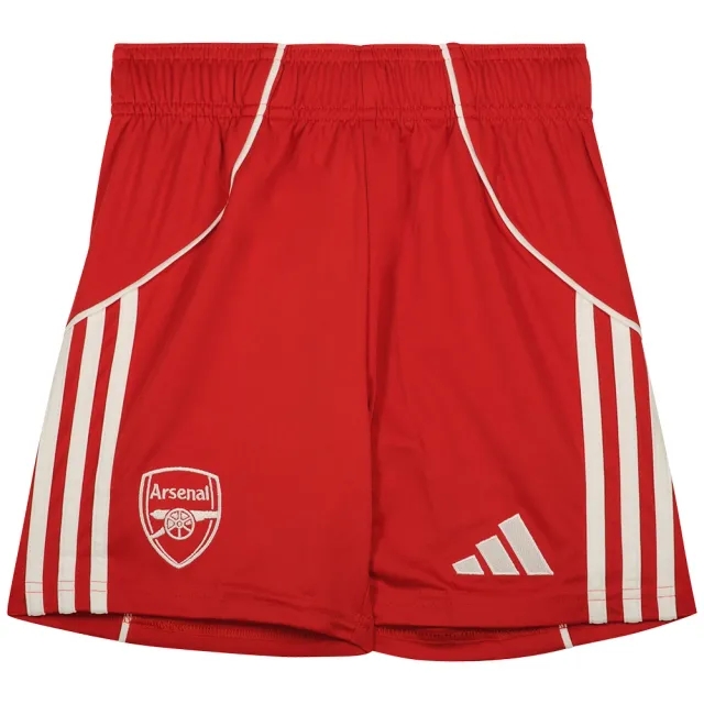 Adidas Arsenal 25/26 Home Junior Shorts