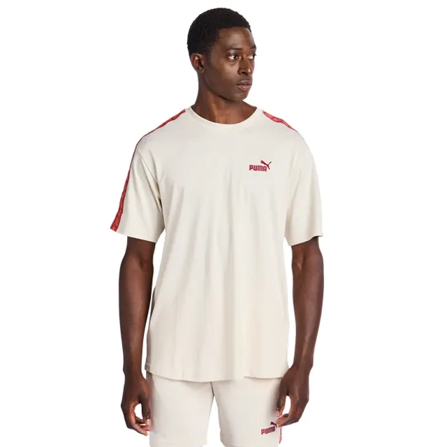 Puma Essentials+ Tape Men T-Shirts - White