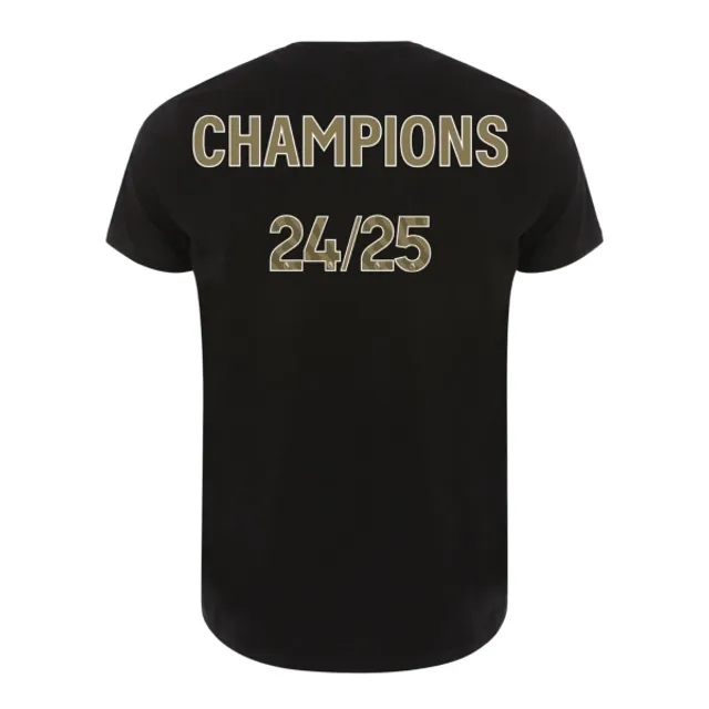 LFC Adults Champions 24/25 Tee Black