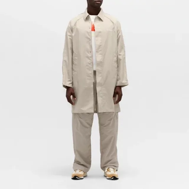 New Balance Men's Made in USA Trench Coat in Yellow Polywoven