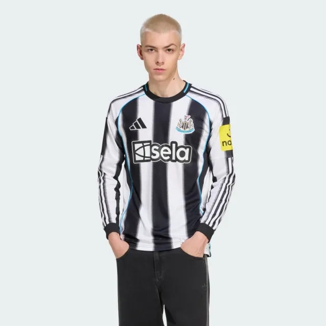 adidas Newcastle United FC 25/26 Long Sleeve Home Jersey