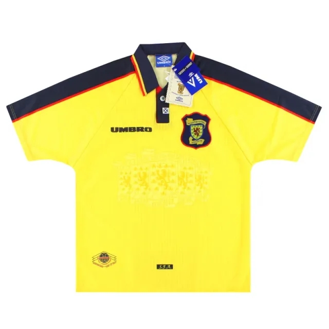 1997-98 Scotland Umbro Away Shirt *w/tags* M - Scotland / w/tags / Medium