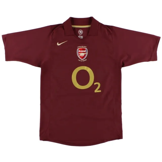 2005-06 Arsenal Nike Commemorative Highbury Home Shirt XL.Boys - Arsenal / Excellent / XL.Boys