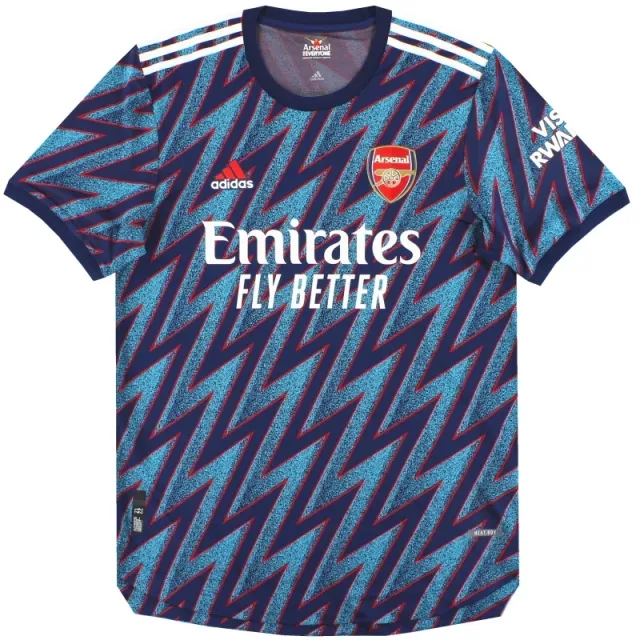 2021-22 Arsenal adidas Authentic Third Shirt L - Arsenal / Excellent / Large