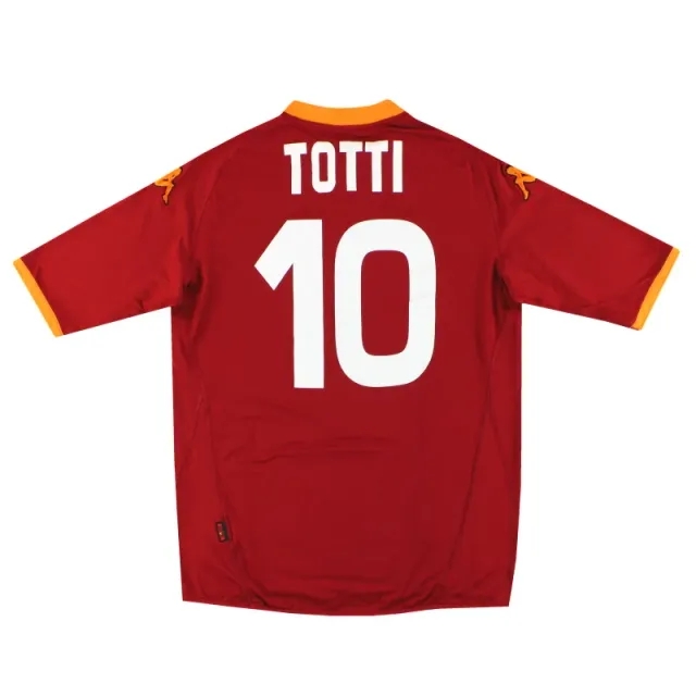 2007-08 Roma Kappa Home Shirt Totti #10 XXL - Roma / Excellent / XXL