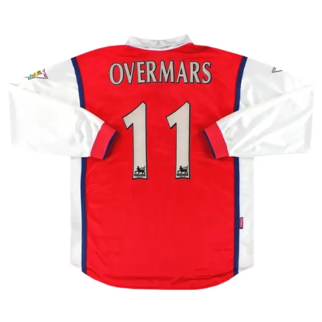 1998-99 Arsenal Nike Home Shirt L/S Overmars #11 XL / Excellent / XL