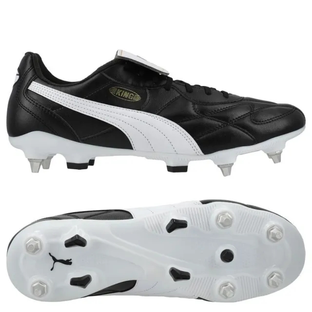 Puma King Top Sg - Puma Black/Puma White/Puma Gold - ['Black']