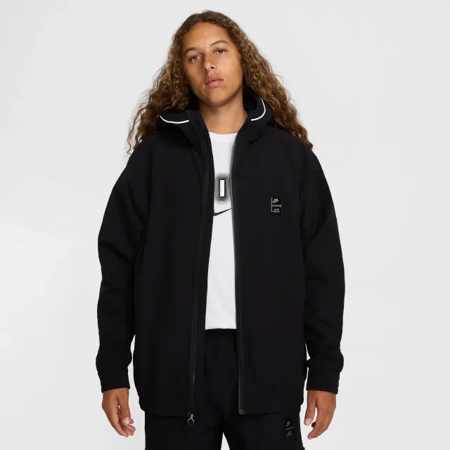 Nike Sportswear Air Max Men's Woven Jacket - Black - Nylon/Elastane