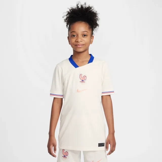 FFF 2025 Stadium Away (Women's Team) Big Kids' Nike Dri-FIT Soccer Replica Jersey - Brown - Polyester