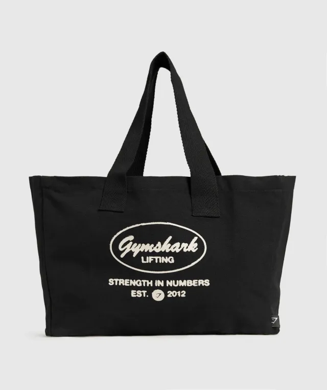  Old School Lifting Tote - Black