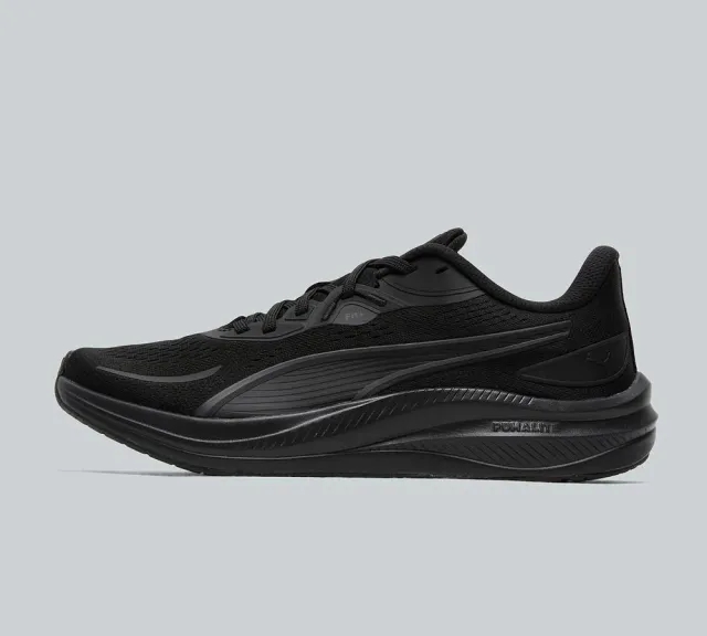 PUMA Skyrocket Lite 2 Running Shoes Unisex, Black/Matte Silver, size 10