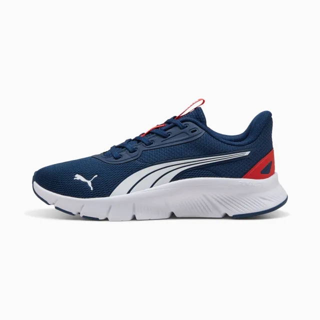 PUMA Flexfocus Lite Modern Running Shoes Youth, Persian Blue/Fierce Red/White, size 3