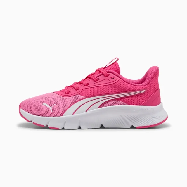PUMA Flexfocus Lite Modern Running Shoes Youth, Glowing Pink/Posie Pink/White, size 3