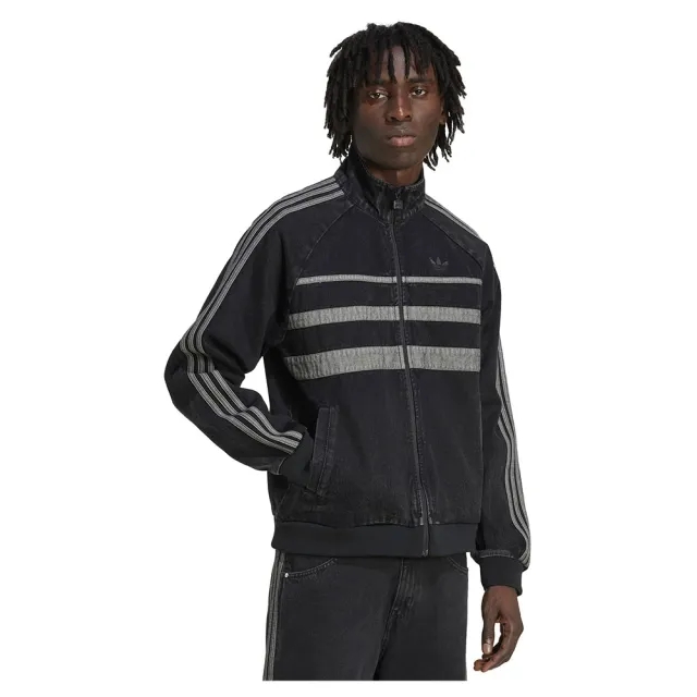 Adidas Originals Adicolor First Black Denim Tracksuit Jacket