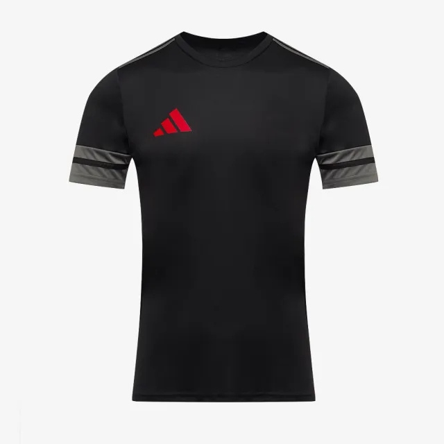 adidas Squadra 25 SS Shirt Black Team Grey Four Pure Ruby
