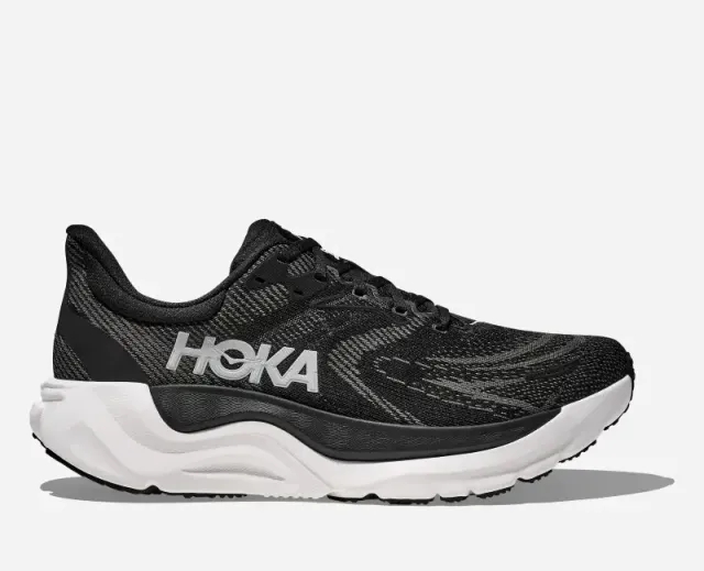 Hoka Men's Arahi 8 Road Running Shoes In Black/White