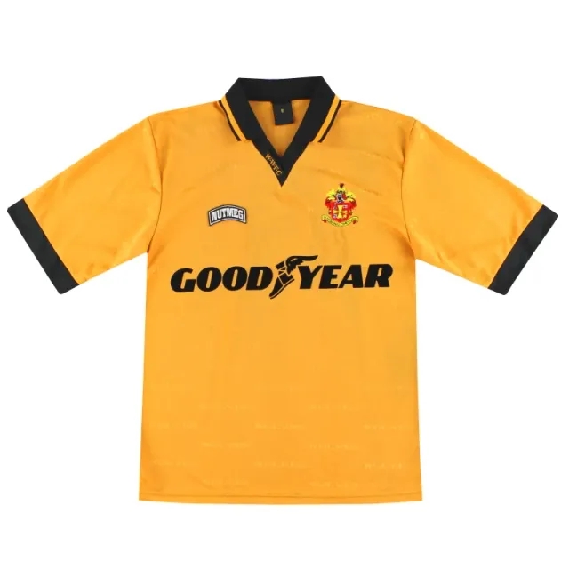 1995-96 Wolves Nutmeg Home Shirt L - Wolves / Excellent / Medium
