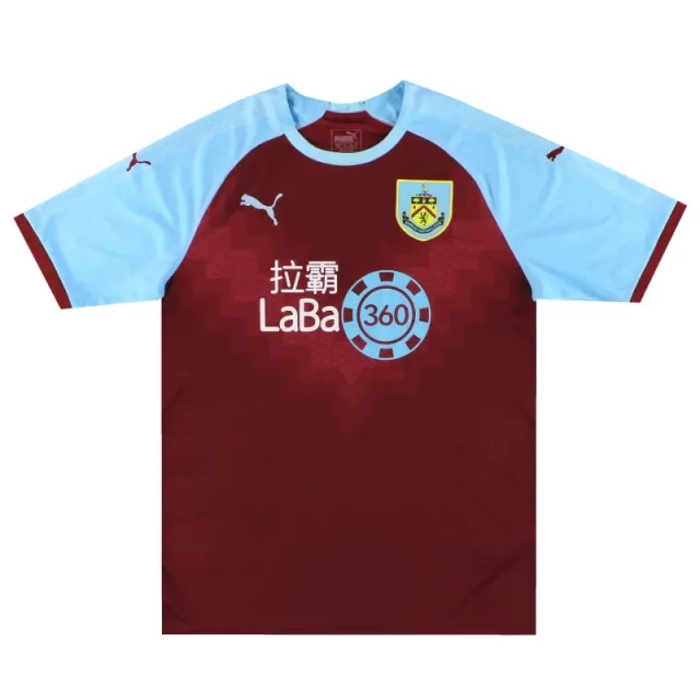 2018-19 Burnley Puma Home Shirt M - Burnley / Excellent / Medium