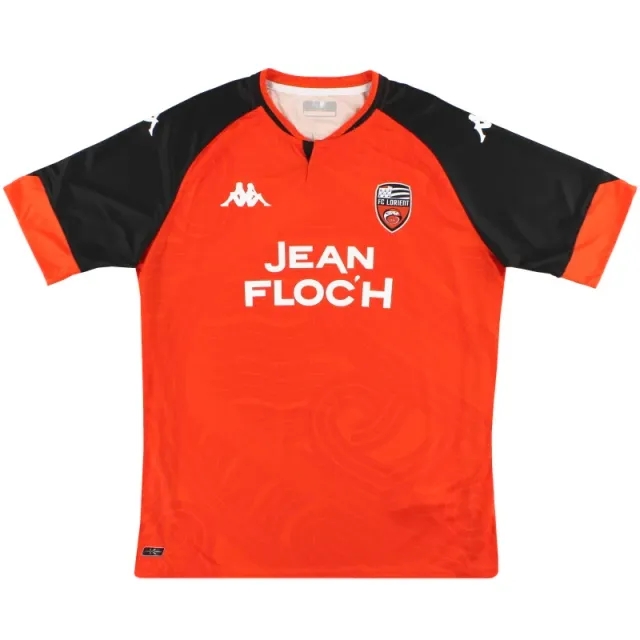 2020-21 FC Lorient Kappa Kombat Home Shirt L - Other French Clubs / Excellent / Large
