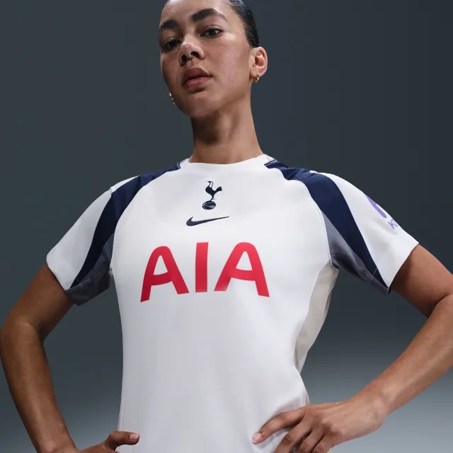 Tottenham Hotspur 2025/26 Stadium Home Women's Nike Dri-FIT Football Replica Shirt - White - Sustainable Materials