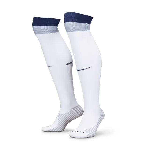 Tottenham Hotspur Strike Home Nike Dri-FIT Football Knee-High Socks - White - Sustainable Materials