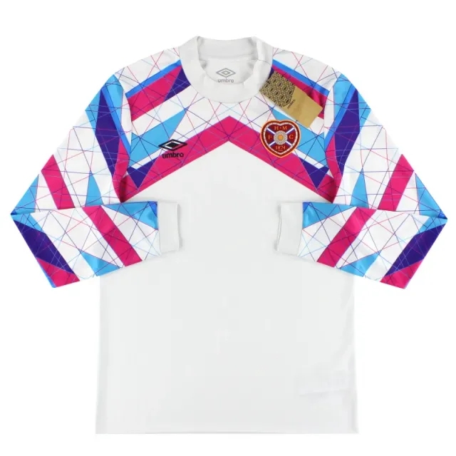 2024-25 Hearts Umbro Home Goalkeeper Shirt L/S *w/tags* - Hearts / BNIB / Large
