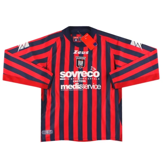 2006-07 FC Crotone Zeus Home Shirt L/S *w/tags* M - Other Italian Clubs / w/tags / Medium