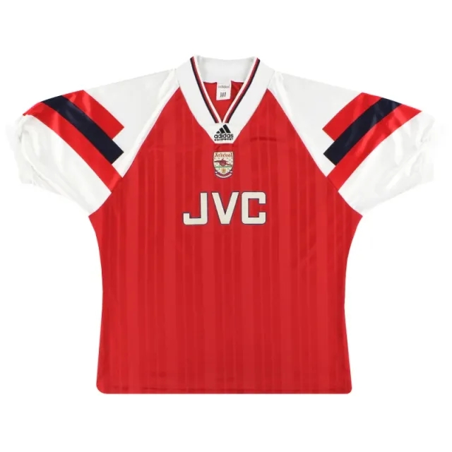 1992-94 Arsenal adidas Home Shirt M - Arsenal / Very Good / Medium