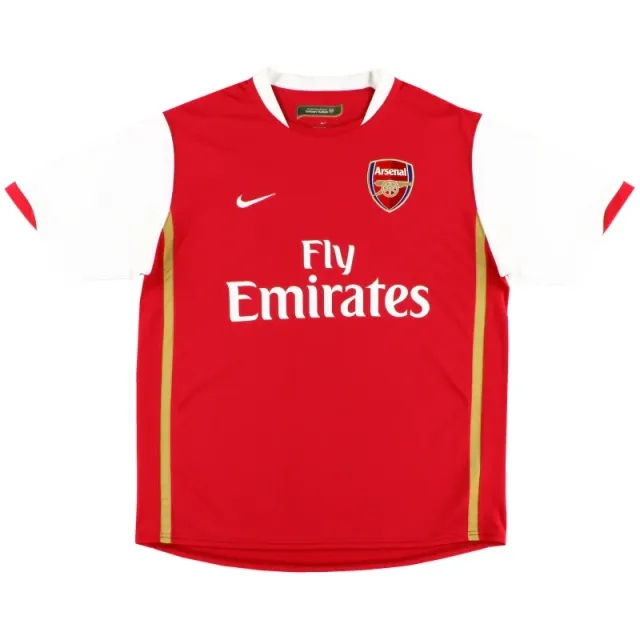 2006-08 Arsenal Nike Home Shirt *Mint* S - Arsenal / Mint / Small