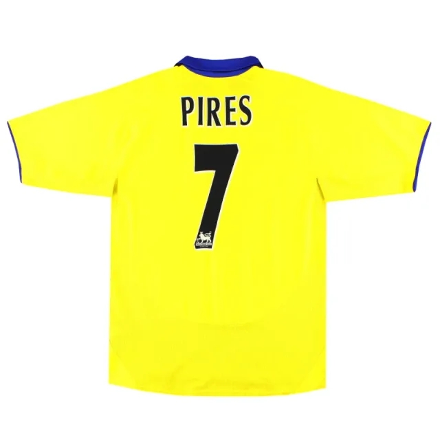 2003-04 Arsenal Nike Away Shirt Pires #7 L - Arsenal / Excellent / Large