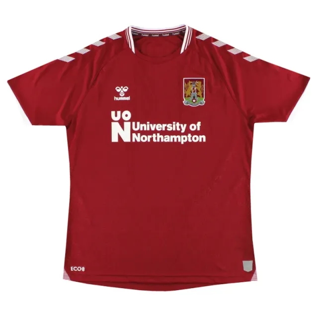 2021-22 Northampton Town Hummel Home Shirt XL - Northampton Town / Excellent / XL